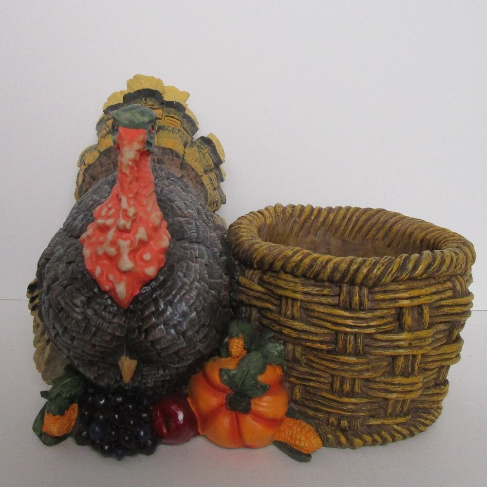 molded resin decorative turkey